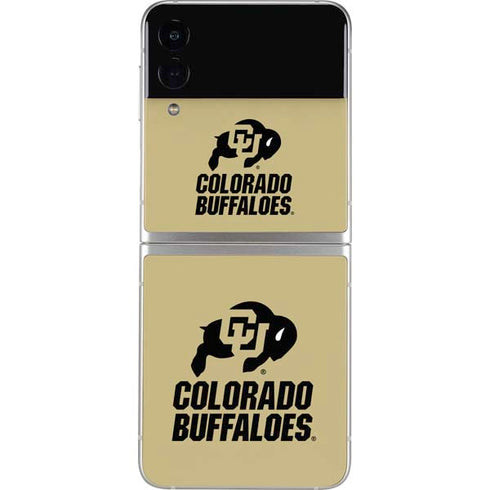 University of Colorado CU Collegiate Text Galaxy Z Flip4 5G Skin